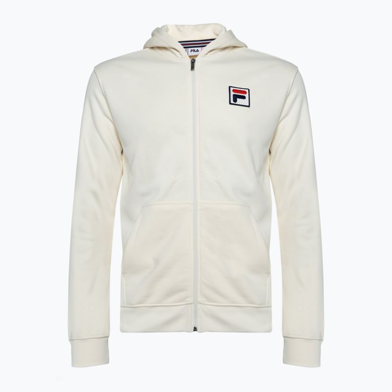 Суитшърт FILA Bergede Loose Fit Zip Hoody antique white