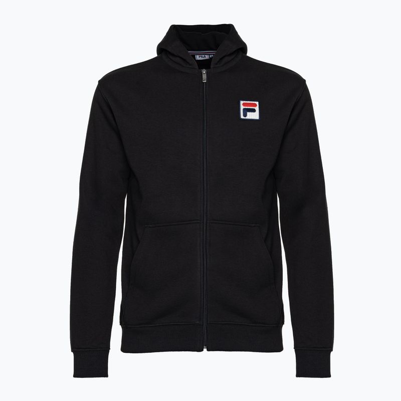 Суитшърт FILA Bergede Loose Fit Zip Hoody black