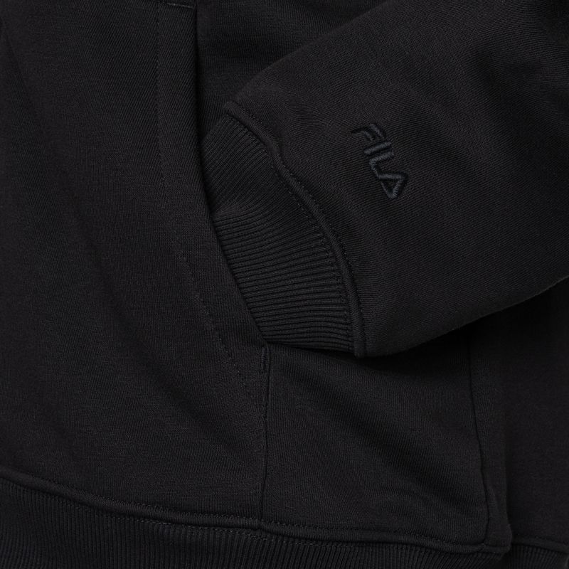 Суитшърт FILA Bergede Loose Fit Zip Hoody black 4