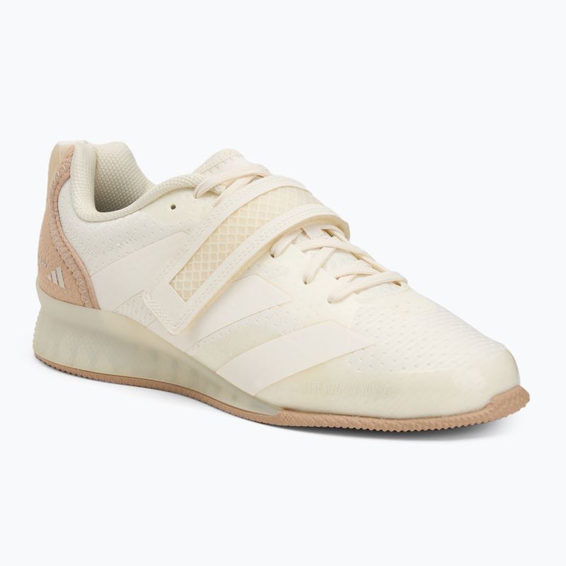 Adidas Adipower Weightlifting III извън бяло обувки за вдигане на тежести