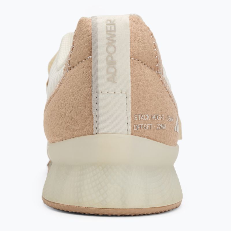Adidas Adipower Weightlifting III извън бяло обувки за вдигане на тежести 6