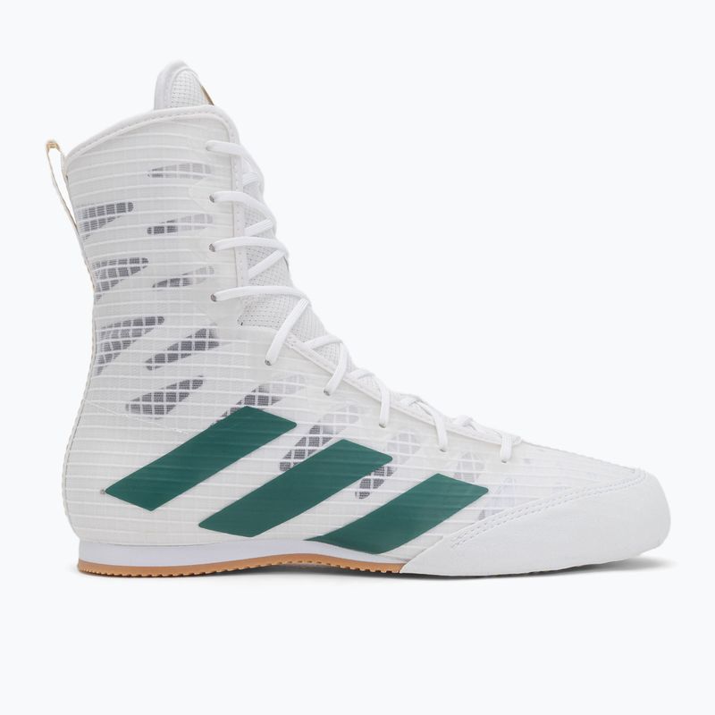боксови обувки adidas Box Hog 4 cloud white/collegiate green/core black 2