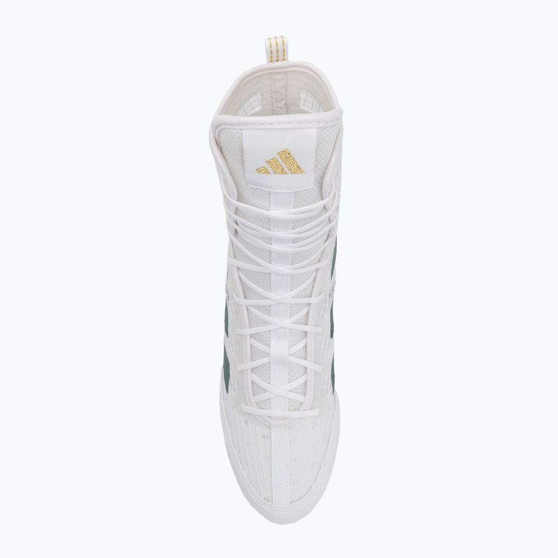 боксови обувки adidas Box Hog 4 cloud white/collegiate green/core black 5