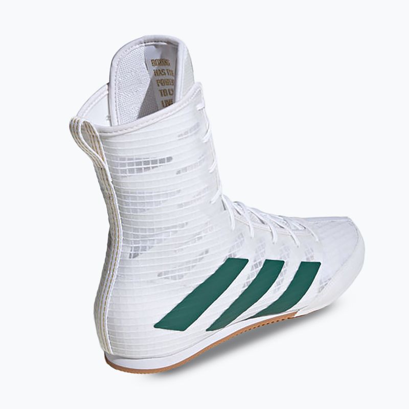 боксови обувки adidas Box Hog 4 cloud white/collegiate green/core black 2