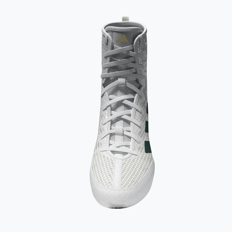 боксови обувки adidas Box Hog 4 cloud white/collegiate green/core black 5