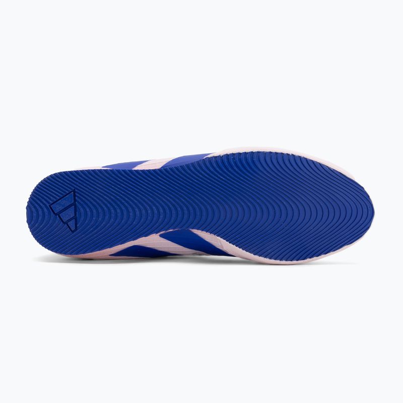 Боксови обувки adidas Box Hog 4 почти розово/синьо/импакт оранжево 4