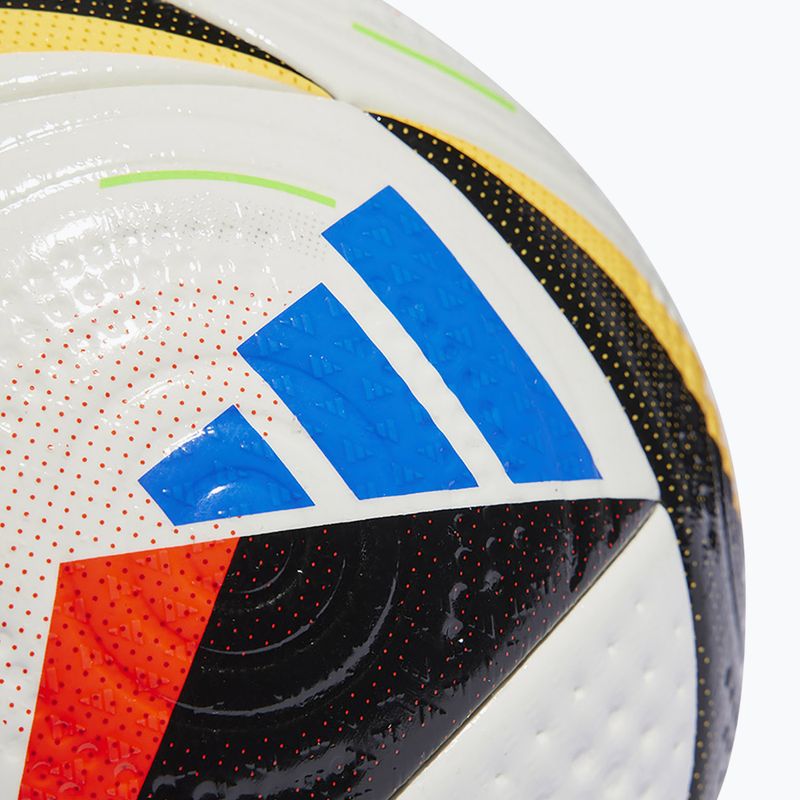 Футболна топка adidas Ekstraklasa Pro white/black/glow blue размер 5 3