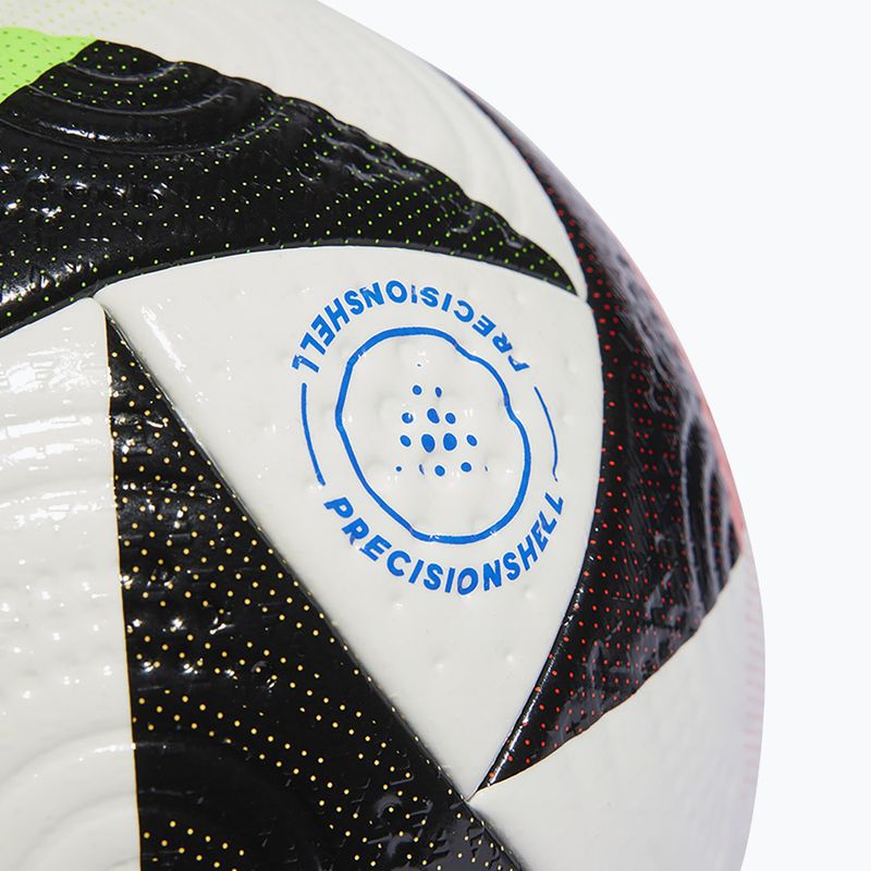 Футболна топка adidas Ekstraklasa Pro white/black/glow blue размер 5 4