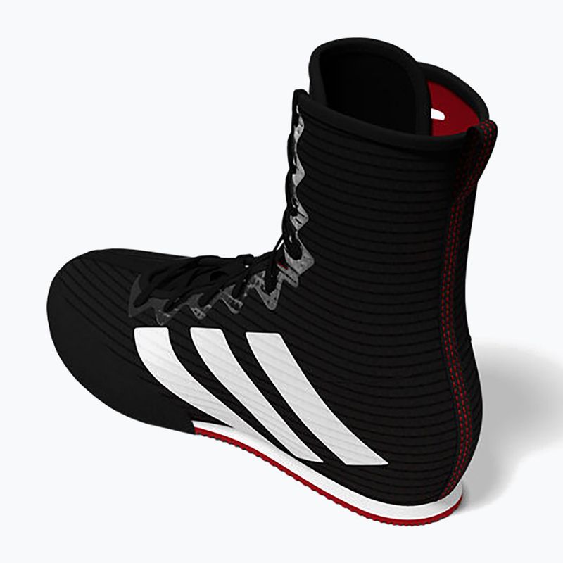 боксови обувки adidas Box Hog 4 core black/cloud white/pure ruby 6