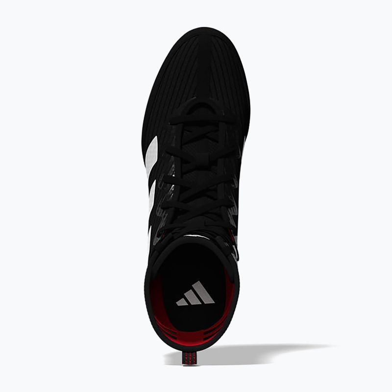 боксови обувки adidas Box Hog 4 core black/cloud white/pure ruby 7