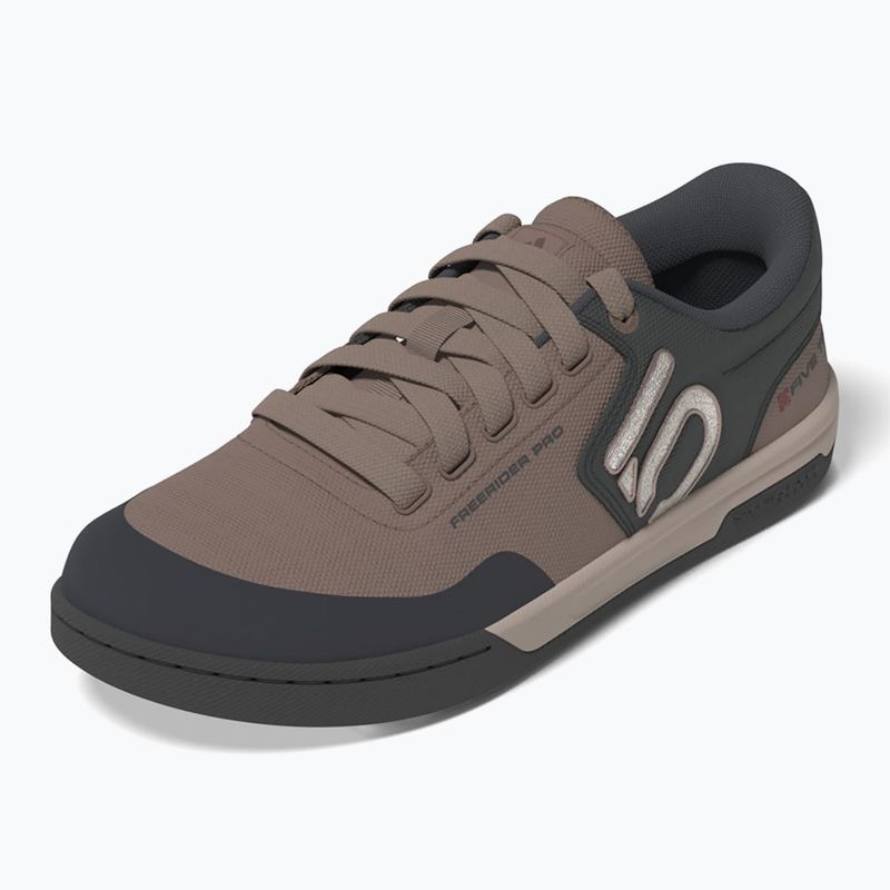 Дамски обувки с платформа за колоездене adidas FIVE TEN Freerider Pro Canvas W warm clay/wonder taupe/grey 8