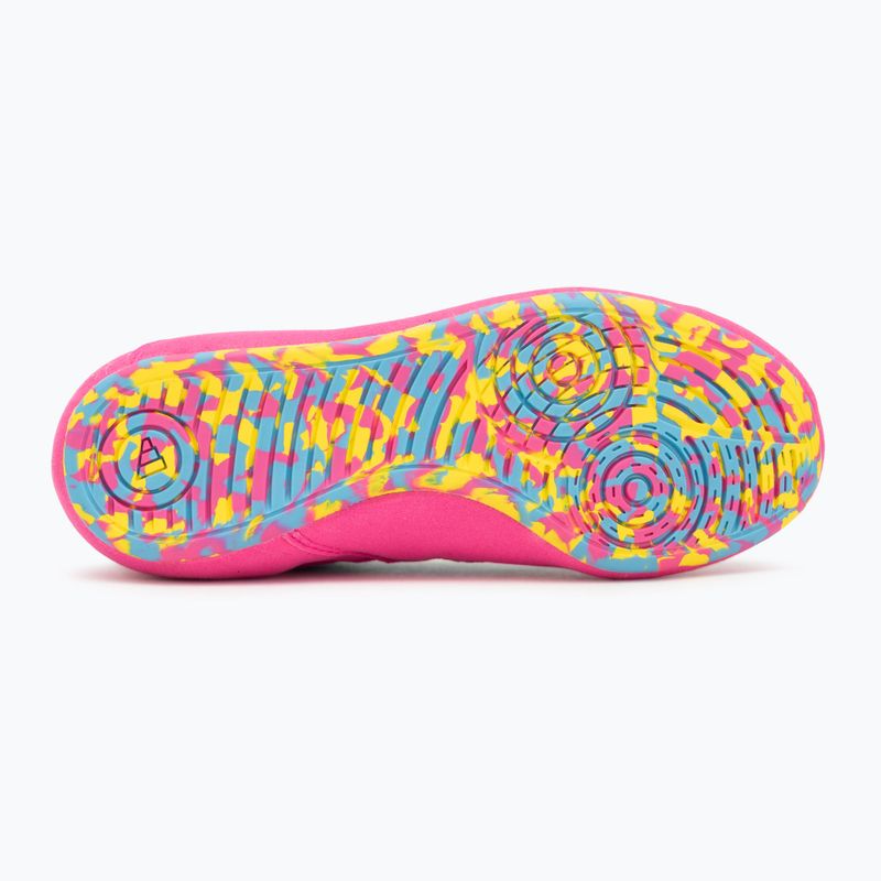 Детски боксови обувки adidas Havoc core black/signal cyan/yellow 4