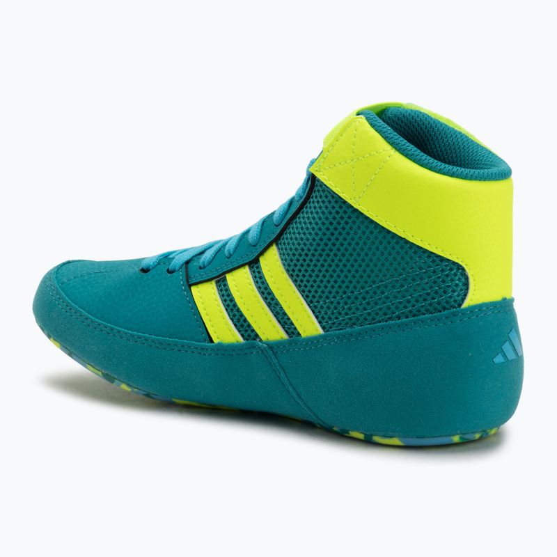 Детски обувки за борба Adidas Havoc purple team/lucid lemon/signal cyan 3