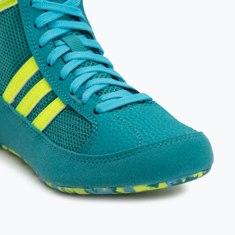 Детски обувки за борба Adidas Havoc purple team/lucid lemon/signal cyan 7