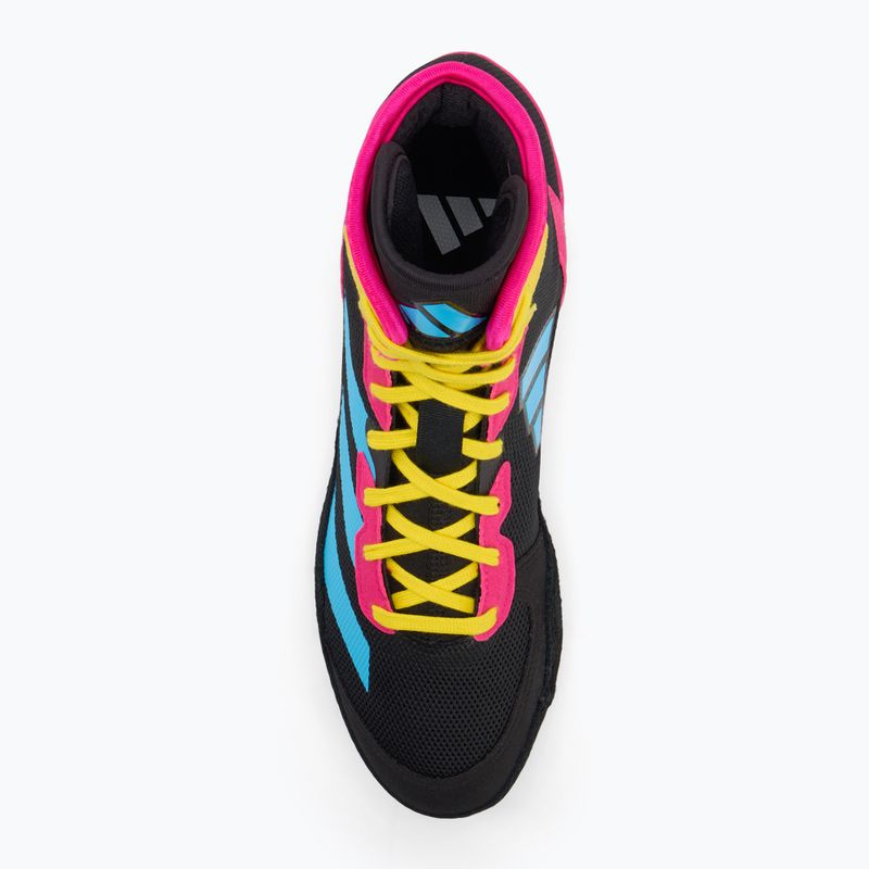 Боксьорски обувки adidas Adizero black/signal cyan/shock pink 5