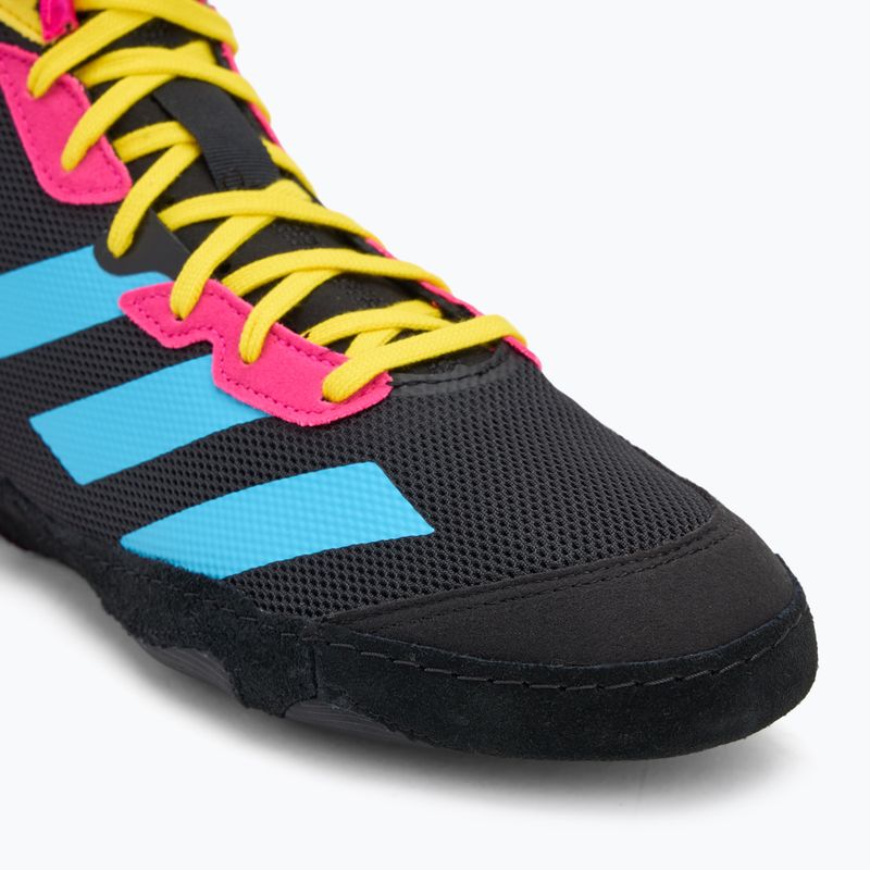 Боксьорски обувки adidas Adizero black/signal cyan/shock pink 7