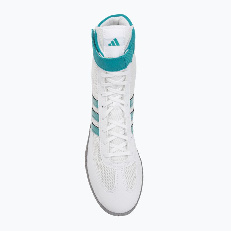 Боксьорски обувки adidas Combat Speed.4 footwear white/purple team/grey three 5