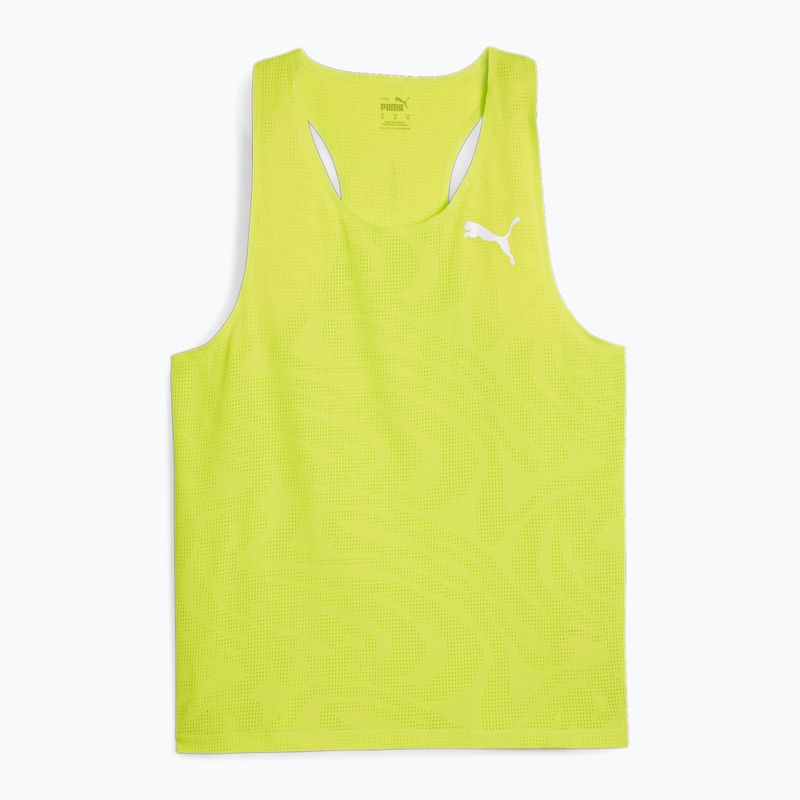 Мъжки потник за бягане PUMA Run Ultraspun Singlet зелен