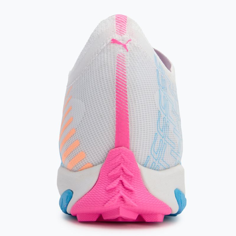 Футболни обувки PUMA Ultra 5 Match Vol. Up TT puma white/luminous blue/poison pink/fizzy melon 6