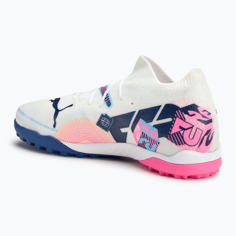 Футболни обувки PUMA Future 7 Match Vol. Up TT white/lumi blue/poison pink/fizzy melon/bluemazing 3