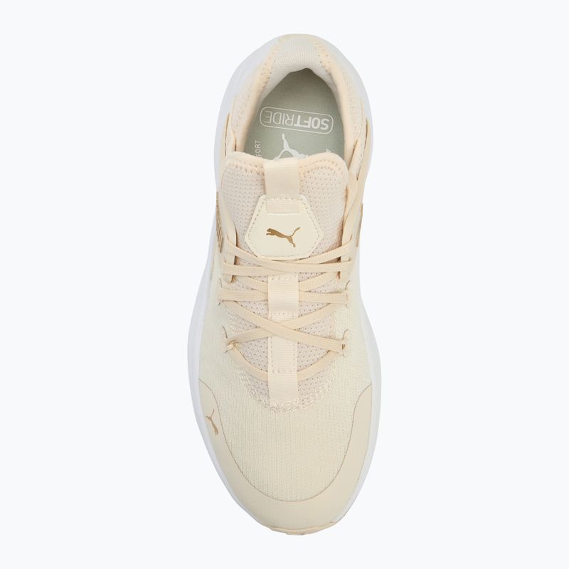 Дамски обувки PUMA Softride One4All Femme alpine snow/puma white/gold 5