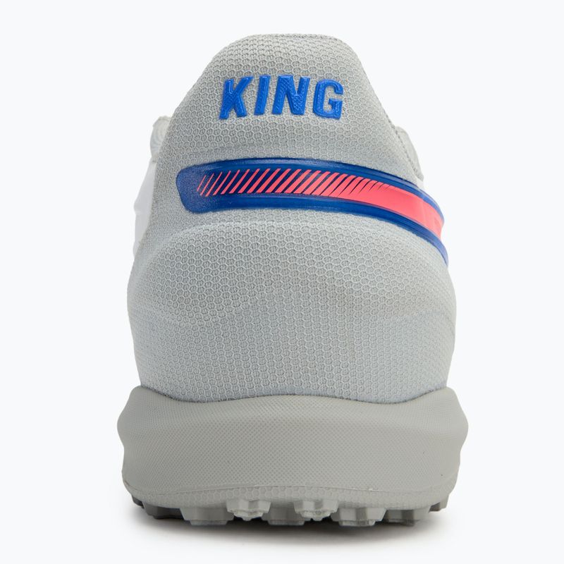 Детски футболни обувки Puma King Match TT Jr. puma white/bluemazing/flat light grey/sunset glow 6