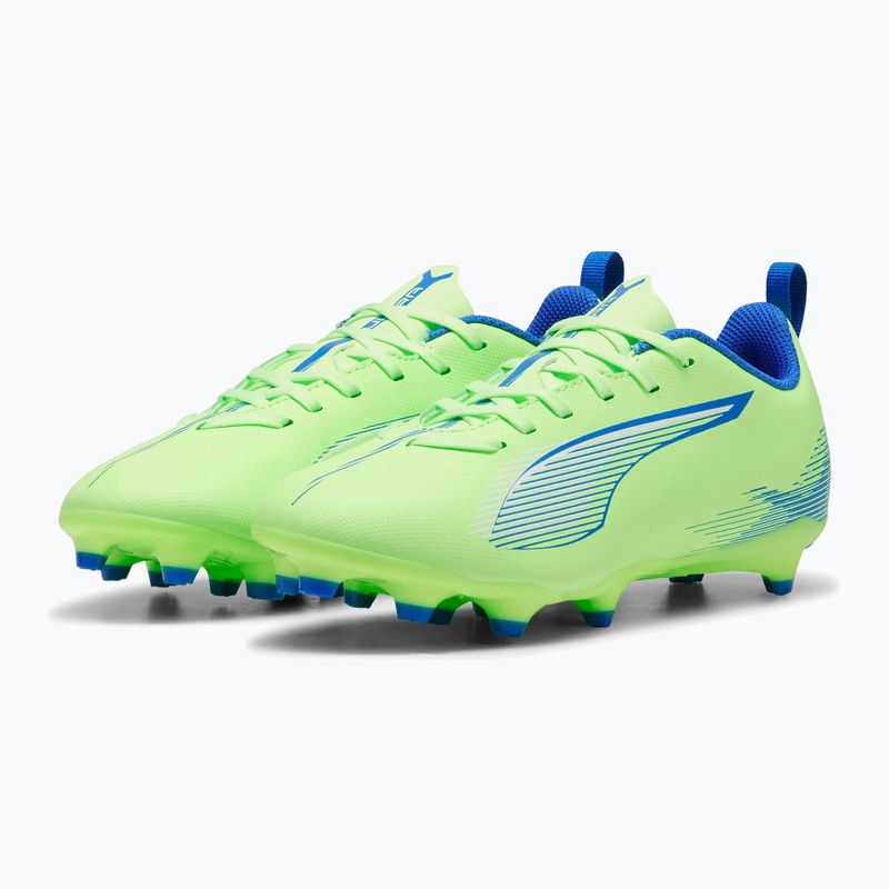Детски футболни обувки PUMA Ultra 5 Play FG/AG Jr fizzy apple/puma white 10