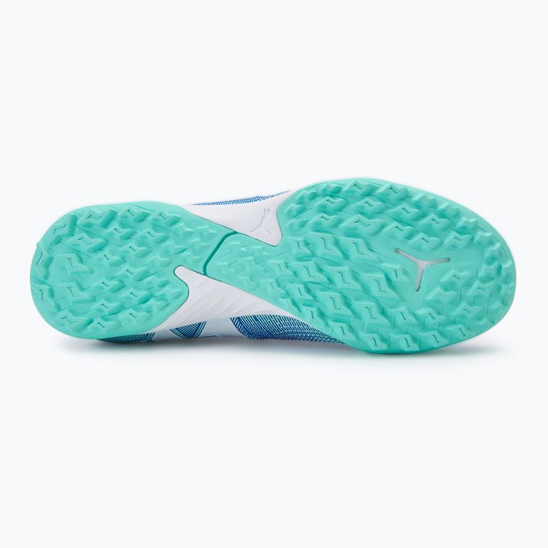 Детски футболни обувки PUMA Future 7 Match TT + Mid Jr bluemazing/puma white/electric peppermint 4