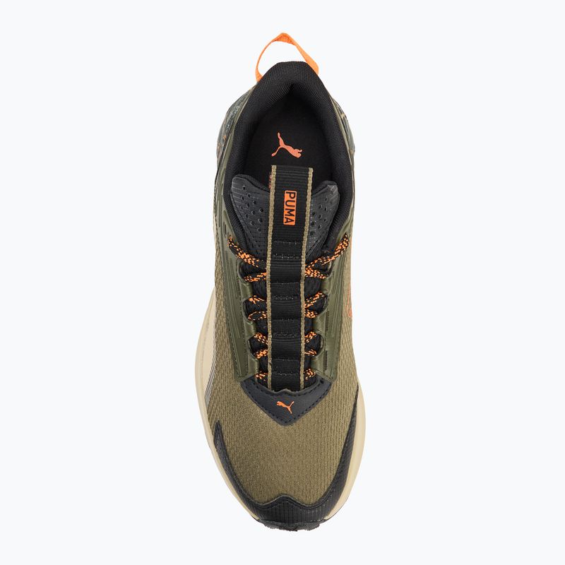 Мъжки обувки за бягане PUMA Extend Lite Trail landslide dark olive/puma black 5