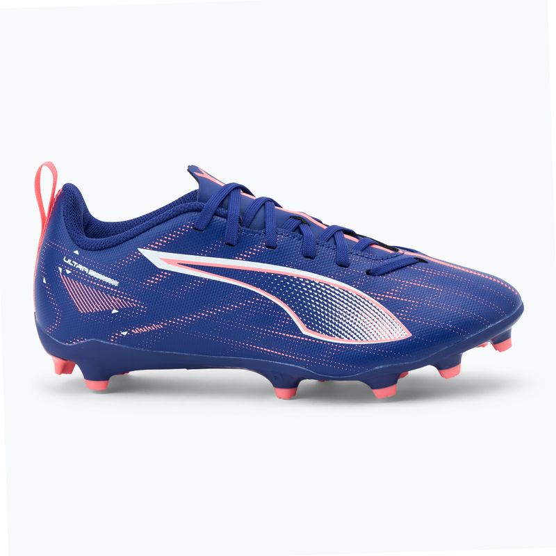 Детски футболни обувки PUMA Ultra 5 Play FG/AG Jr lapis lazuli/puma white/sunset glow 2