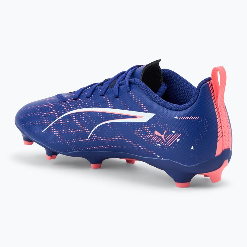 Детски футболни обувки PUMA Ultra 5 Play FG/AG Jr lapis lazuli/puma white/sunset glow 3