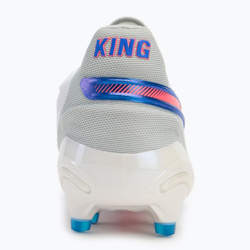 Футболни обувки PUMA King Ultimate FG/AG puma white/bluemazing/flat light grey/sunset glow 7