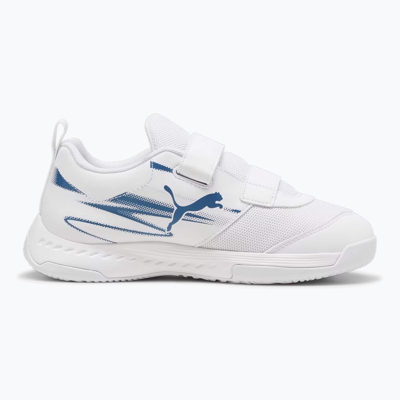 Детски спортни обувки за зала PUMA Varion II V Jr puma white/blue horizon 10