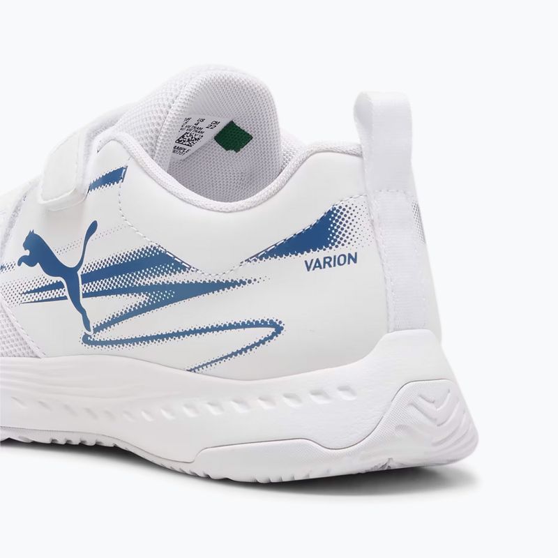 Детски спортни обувки за зала PUMA Varion II V Jr puma white/blue horizon 13