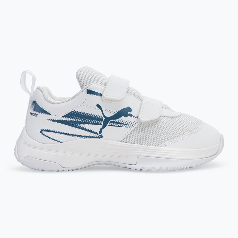 Детски спортни обувки за зала PUMA Varion II V Jr puma white/blue horizon 2