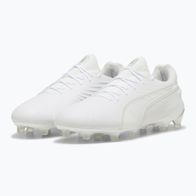Футболни обувки PUMA King Ultimate FG/AG puma white/puma silver 8