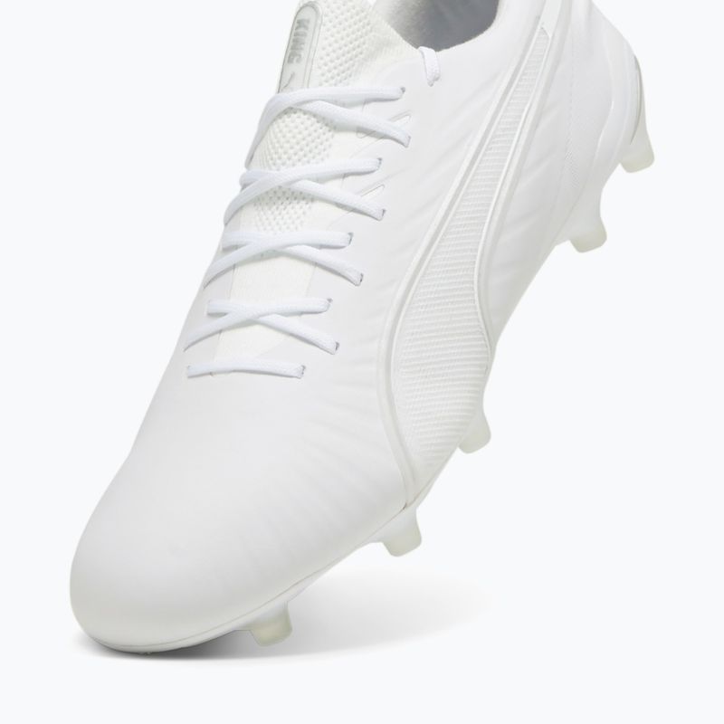 Футболни обувки PUMA King Ultimate FG/AG puma white/puma silver 12