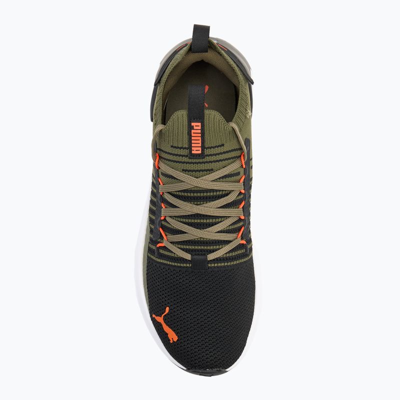 Обувки за бягане Puma Softride Symmetry Fuzion puma olive/puma black/flame filcker 5