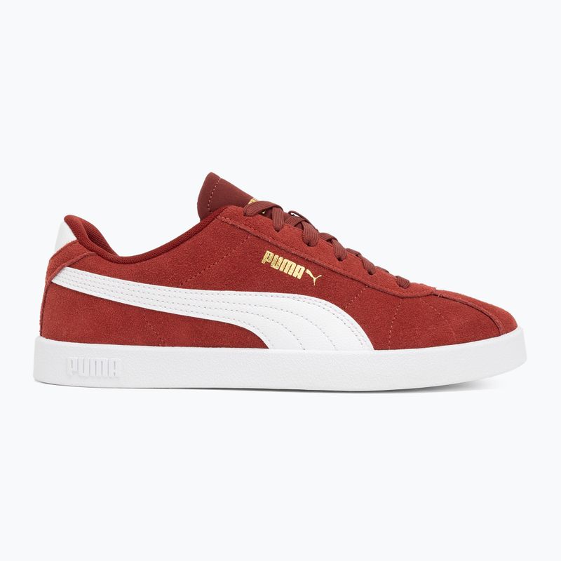 Обувки Puma Club II intense red/puma white/puma gold 2