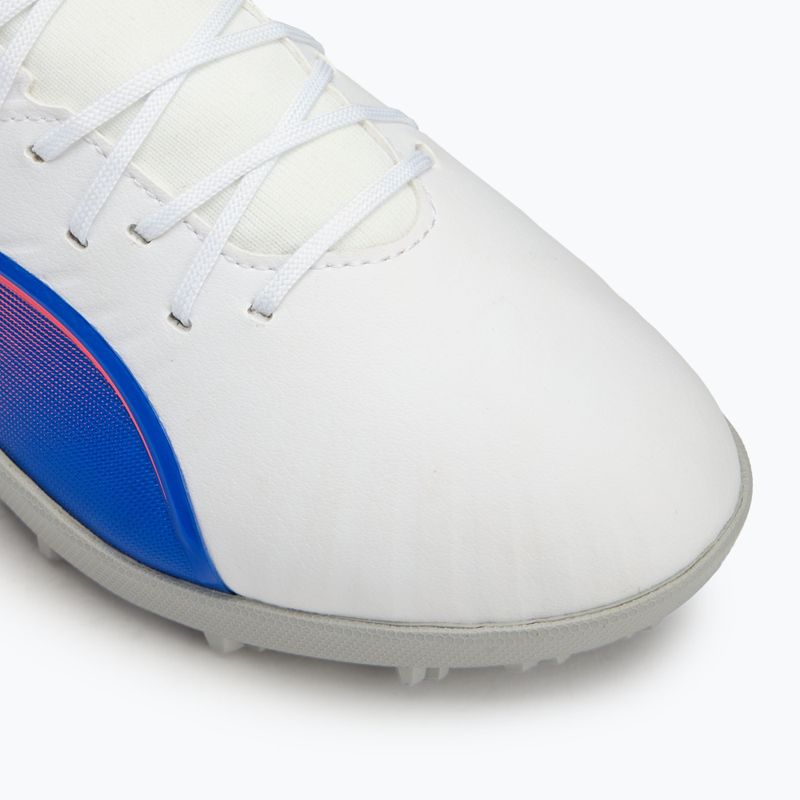 Футболни обувки Puma King Match TT puma white/bluemazing/flat light grey/sunset glow 7