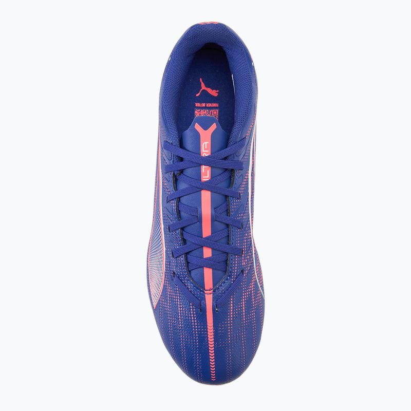Футболни обувки PUMA Ultra 5 Play FG/AG lapis lazuli/puma white/sunset gloe 5