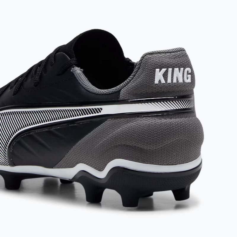 Детски футболни обувки PUMA King Match FG/AG Jr puma black/puma white/cool dark grey 13