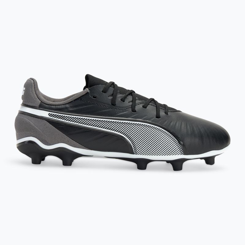 Детски футболни обувки PUMA King Match FG/AG Jr puma black/puma white/cool dark grey 2