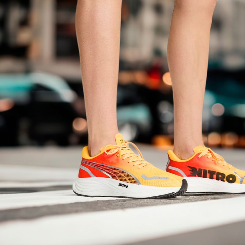 Мъжки обувки за бягане PUMA Velocity Nitro 3 Fade sun stream/sunset glow/white 15