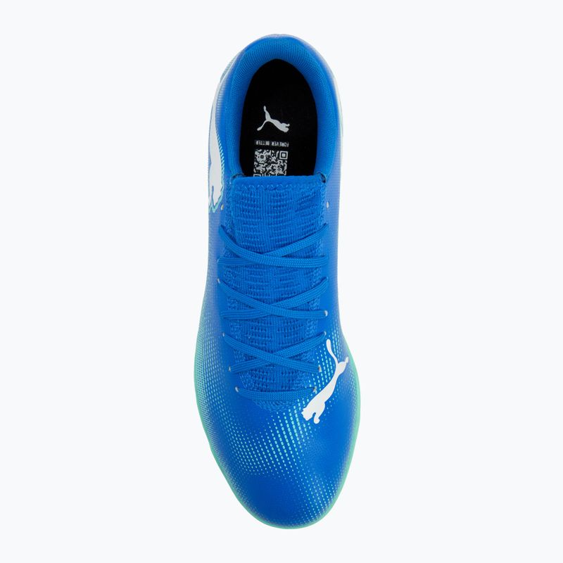 Футболни обувки PUMA Future 7 Play TT hyperlink blue/mint/puma white 5