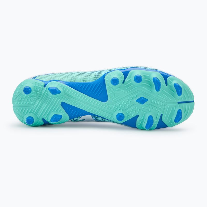 Детски футболни обувки PUMA Future 7 Play FG/AG Jr hyperlink blue/mint/puma white 4