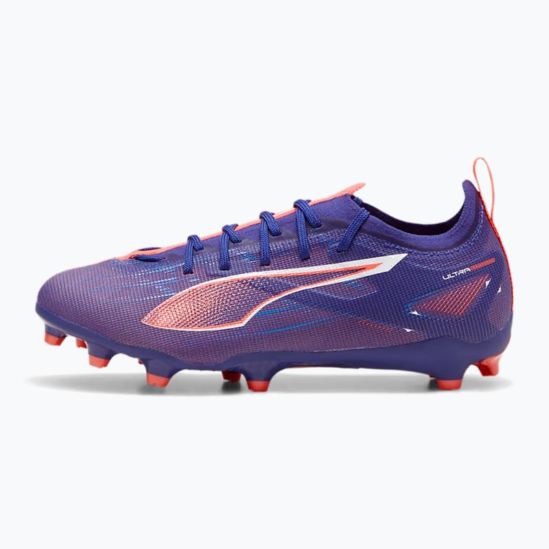 Детски футболни обувки PUMA Ultra 5 Pro FG/AG Jr lapis lazuli/puma white/sunset glow 9