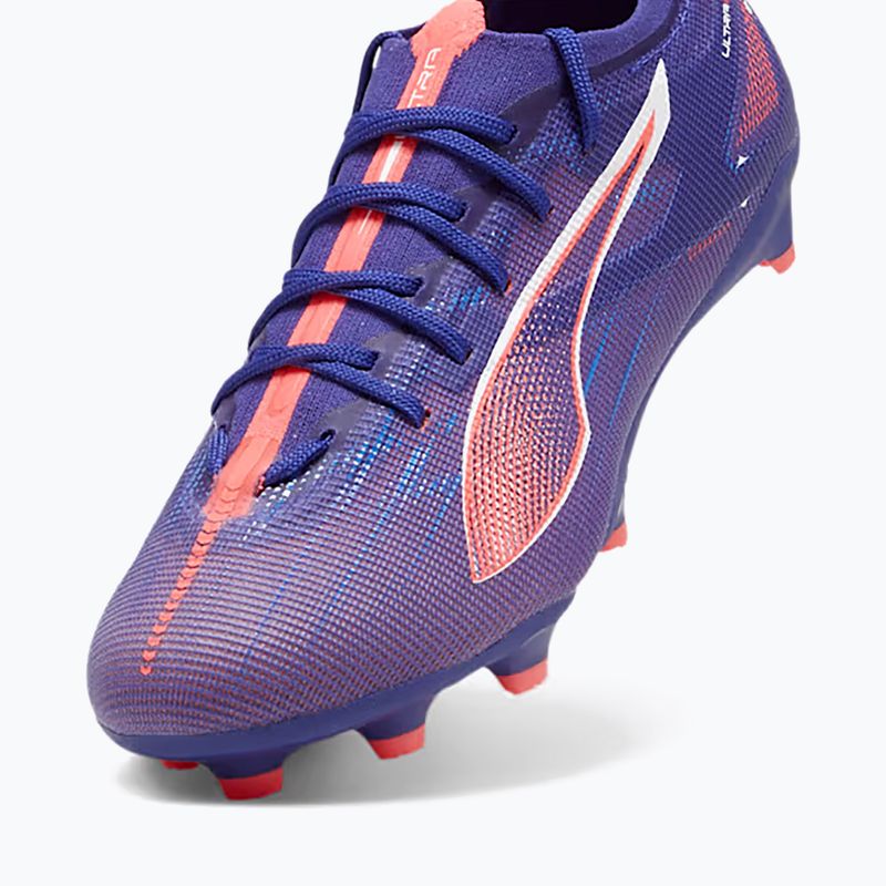 Детски футболни обувки PUMA Ultra 5 Pro FG/AG Jr lapis lazuli/puma white/sunset glow 12