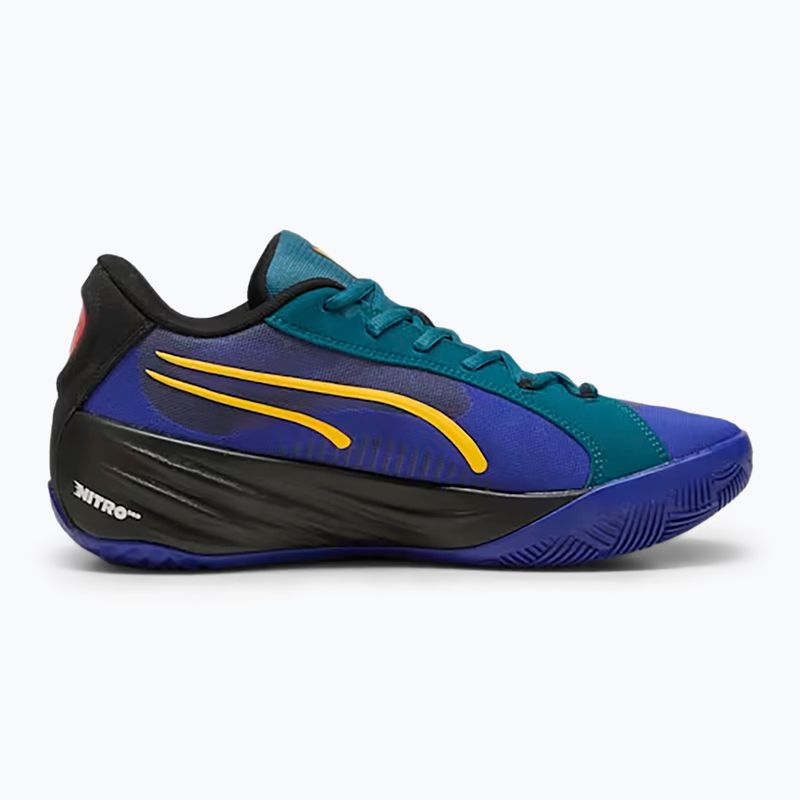 Мъжки баскетболни обувки PUMA All-Pro Nitro Crowd Craze lapis lazuli/cold green/puma black 2