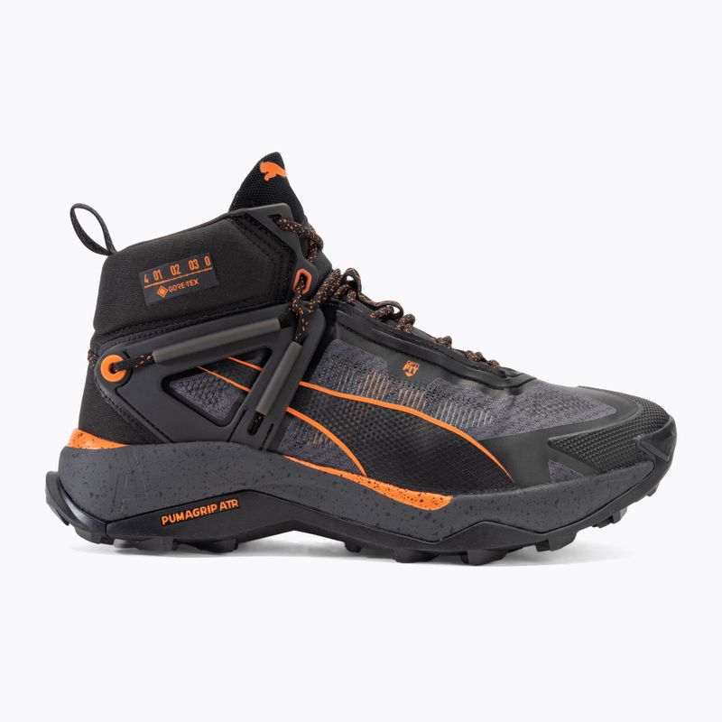 Мъжки обувки за туризъм PUMA Explore Nitro Mid Gore-Tex puma black/gray skies/flame flicker 2